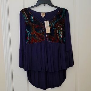 Navy Blue Top